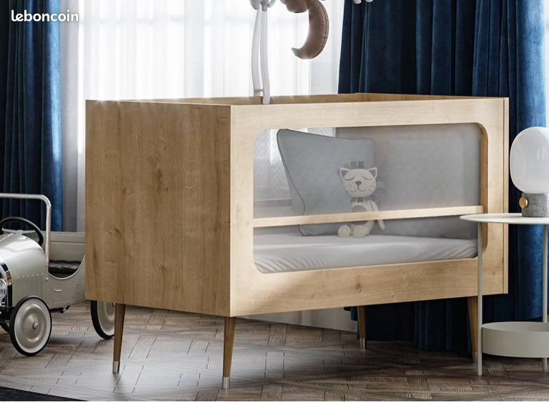 Ensemble lit bébé et commode bosque (image 3)