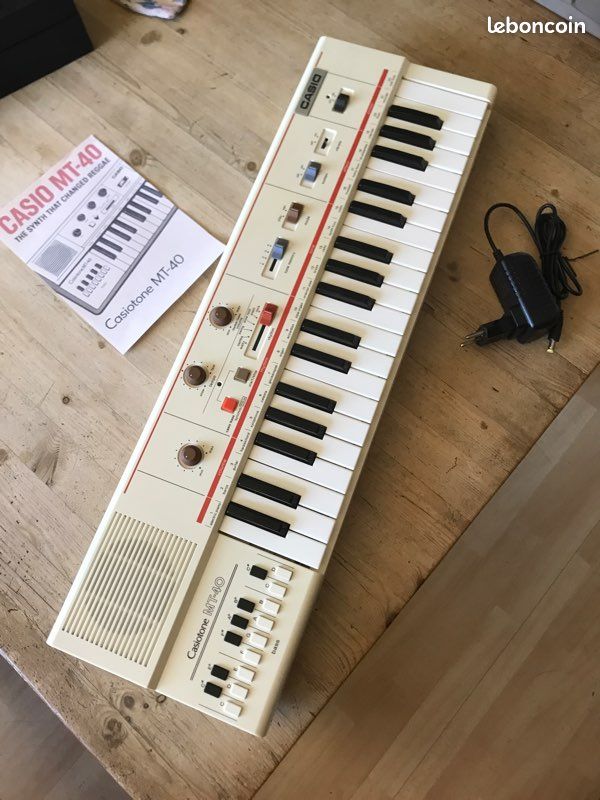 Mini clavier Casiotone Casiotone vintage 1986 en boite avec pack ROM