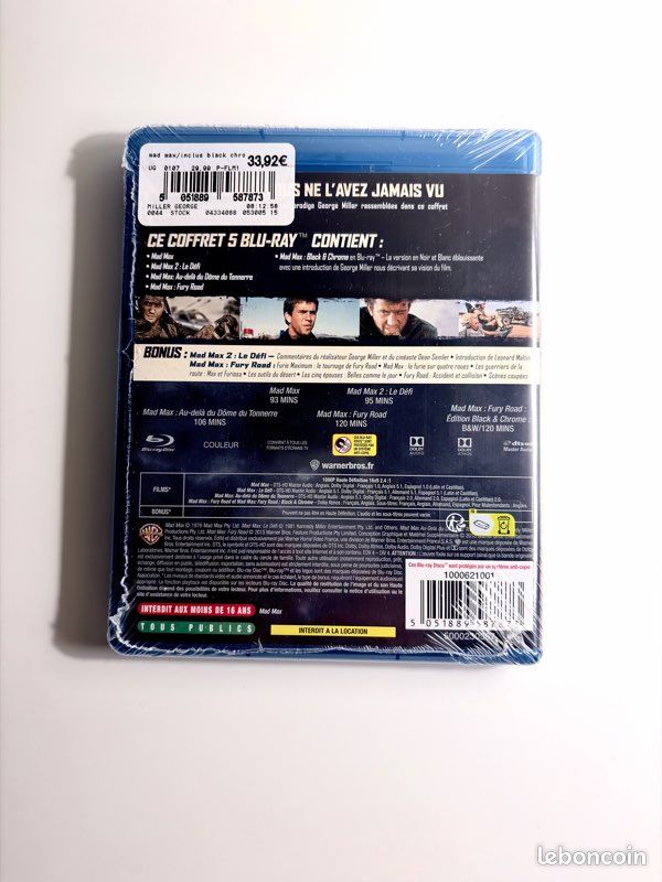 MAD Max High-Octane collection en Blu-ray / Neuf (image 2)