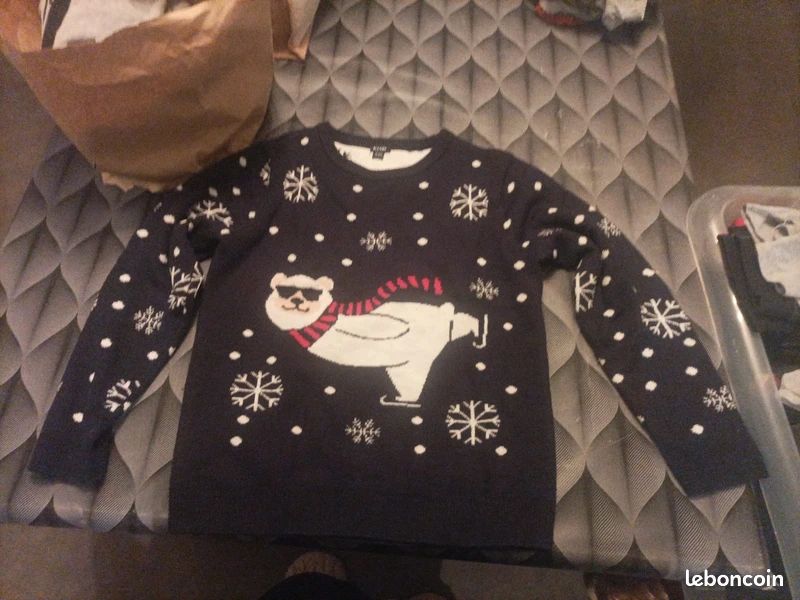 Christmas Sweater Pull De Noel Ours Polaire Pull De Noel Ours