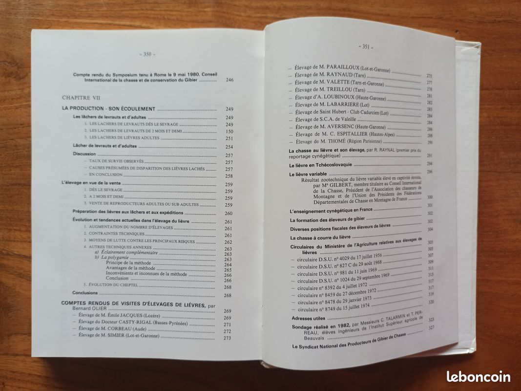 Comment créer et conduire un élevage de lièvres. Bernard Olier et Pierre Montet. Éditions La maison rustique / Société Nouvelle France-Gibier. 1987. Septième édition (image 19)