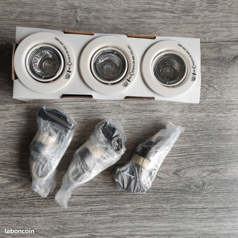 Spot encastrable orientable blanc GU10 Mini (image 1)