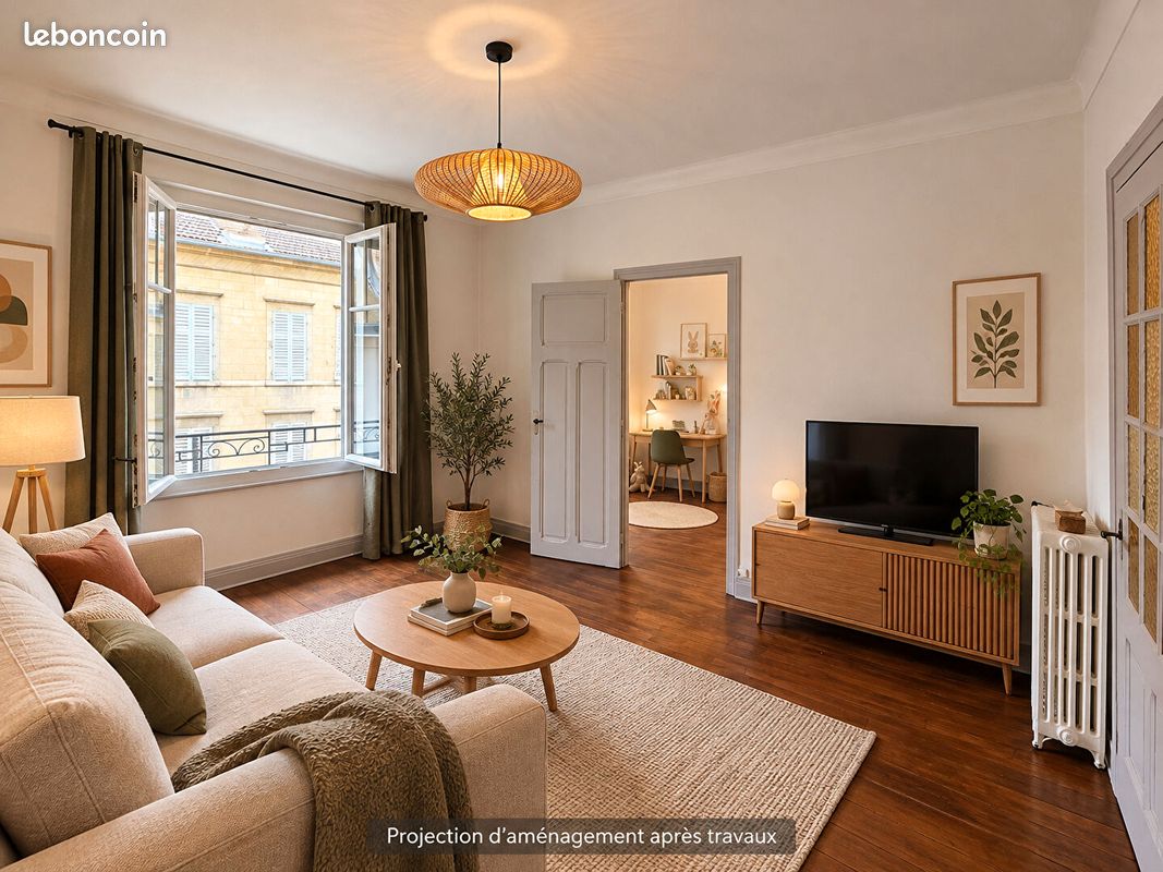Appartement 3 pièces 55 m² · à Nancy · 55 m² · 126 000 €