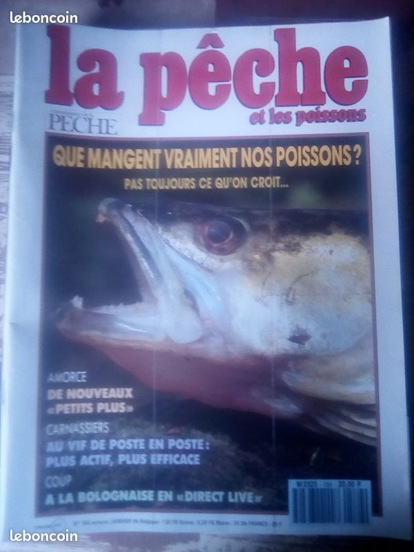 Lot 3 Magazines Anciens – La Pêche Et Les Poissons – Années 1983/88 – Bon état