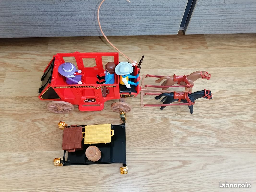 Playmobil Diligence Mains Fixes 3245 – Vintage 1977 – Allemagne – Occasion
