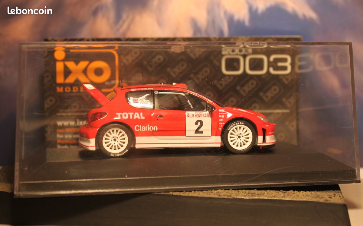 30.06.26....... Peugeot 206 WRC M.C. 2003 1/43 IXO réf. RAM 101 (image 4)