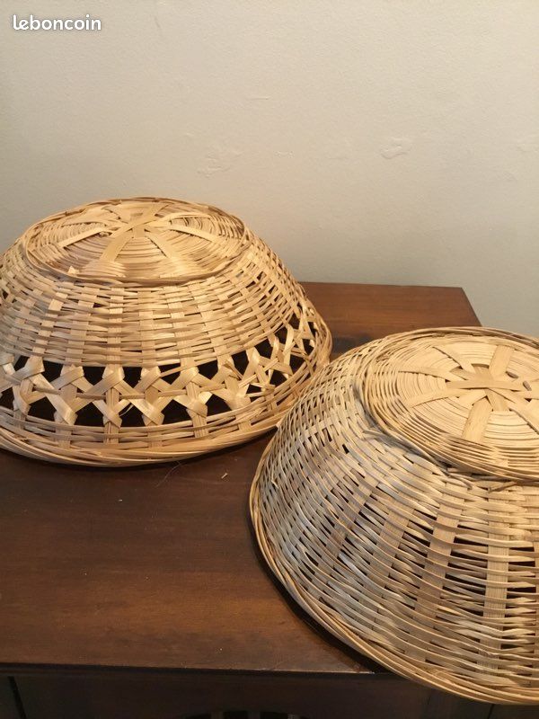 Lot de 2 panières en osier (image 1)