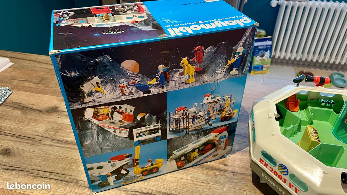 PLAYMOBIL Vintage Playmosphère Base Spatiale Set 3536 (1980) Complet