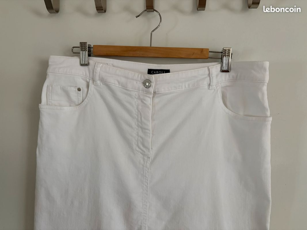 Jupe blanche Caroll Vêtements