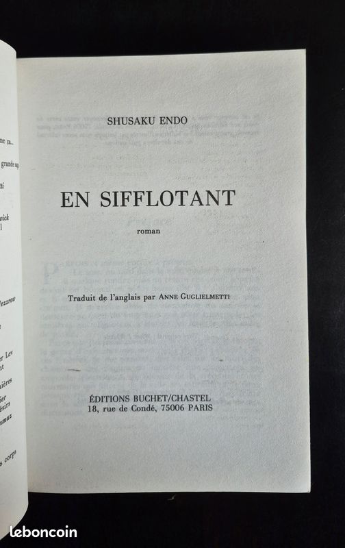 En sifflotant - shusaku endo (image 2)