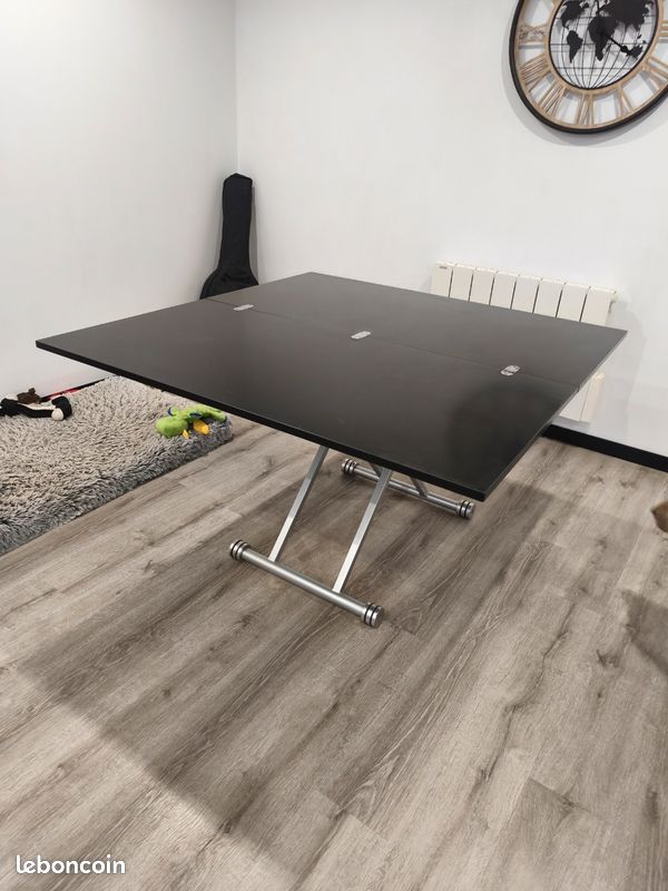 Table 2en1 table basse table a manger (image 1)