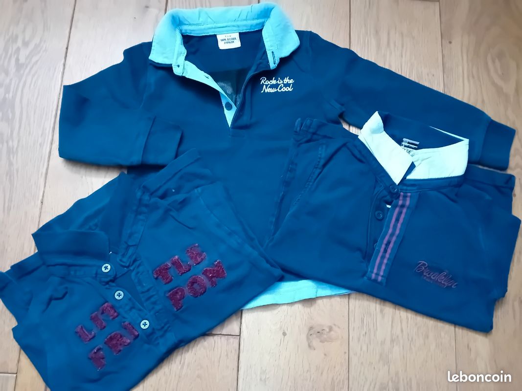 Lot polos garçons 3 ans TAO (image 1)