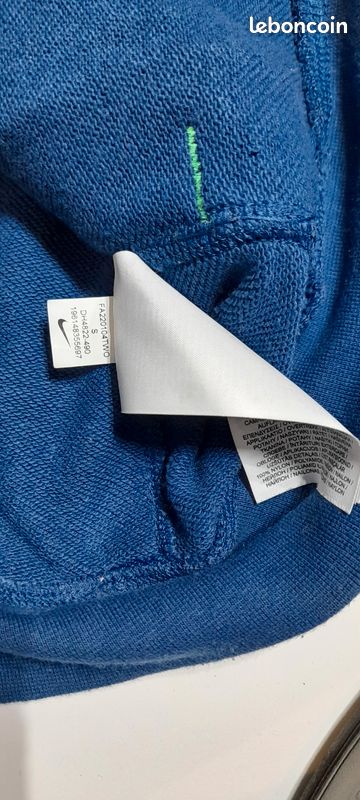 Sweat nike bresil Bleu Taille S Logo brodé (image 7)