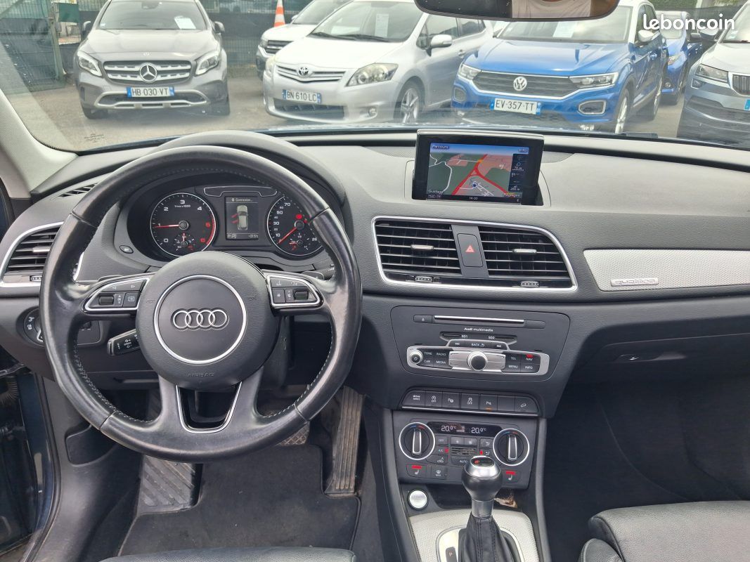 Audi q3 2.0 tdi 184 cv s-line quattro toit ouvrant panoramique/son bose/cuir (image 12)