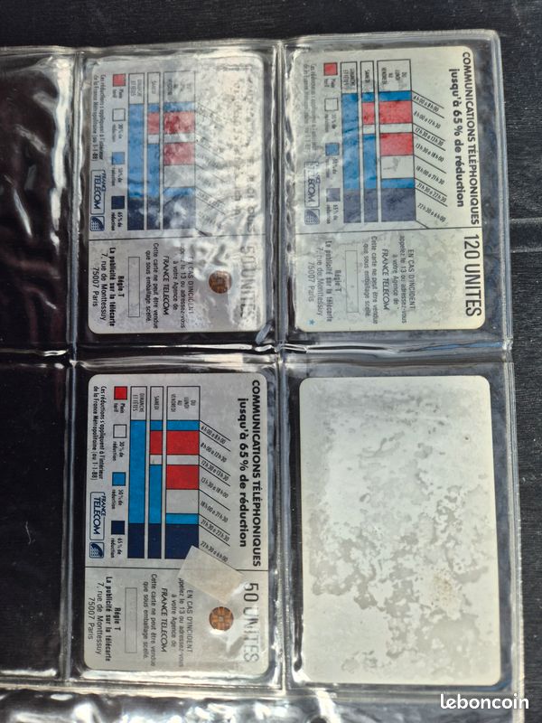 Lot De 10 Télécartes France 50 Ou 120 Unités – Séries Variées – Collection