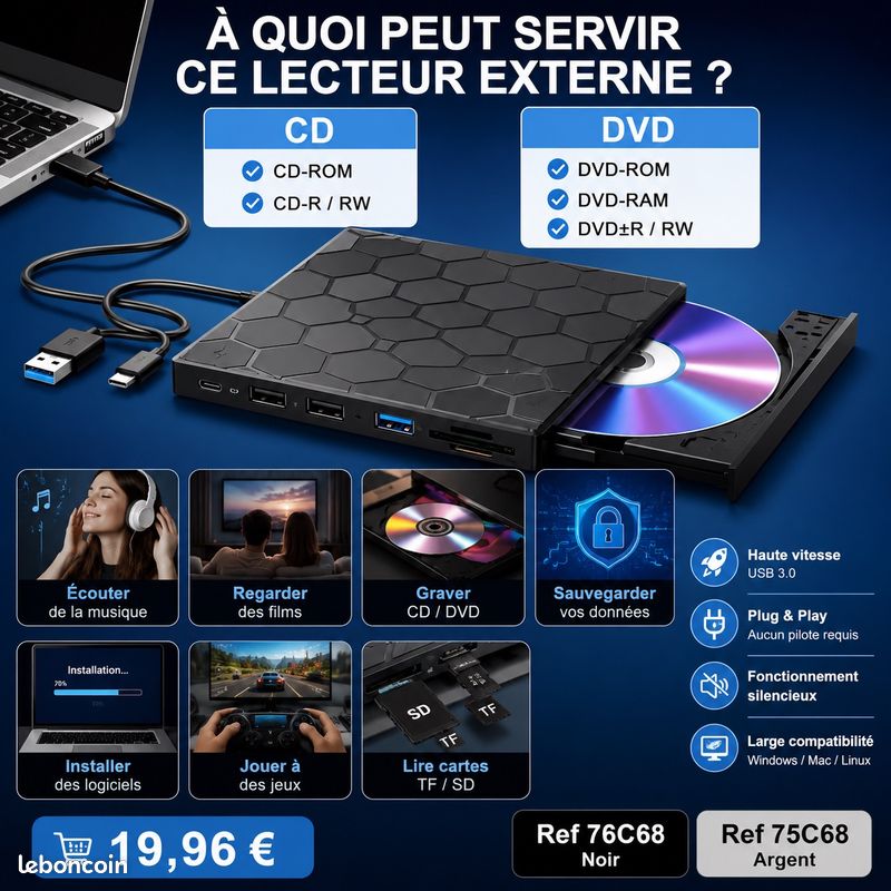 Lecteur graveur haute vitesse (image 4)
