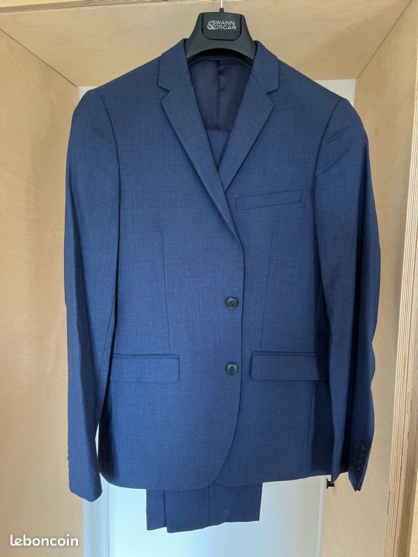 Costume Anthony Garçon - Bleu gris - Taille 50/44 - Très bon état (image 1)