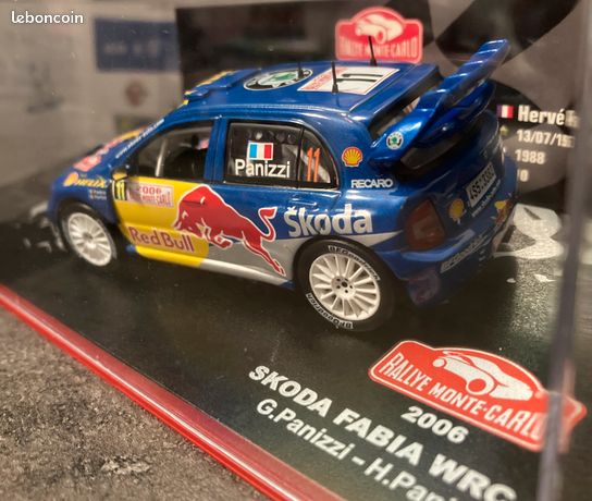 Skoda Fabia WRC Panizzi - Rallye Monte Carlo 2006 - IXO 1/43 - Réf RAM217