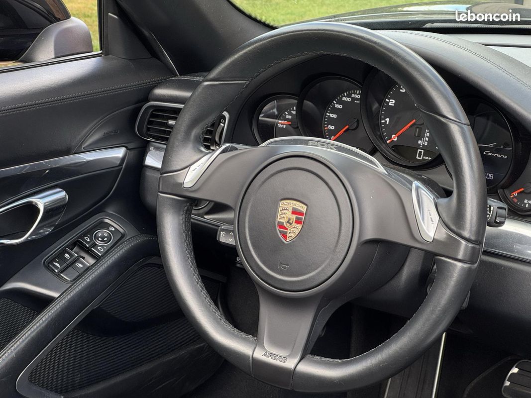 PORSCHE 911 991.1 Carrera Cabriolet - Immat FR - Chrono - Sport & Sport Plus - Suivi Porsche - Echappement Sport (image 9)