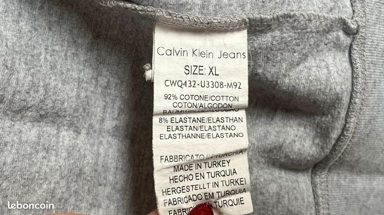 Veste grise Calvin Klein (image 14)