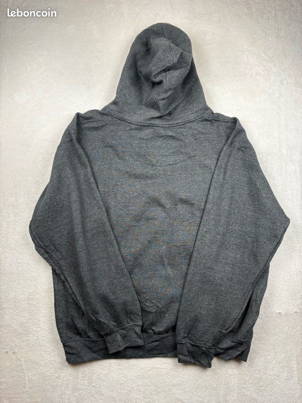 Sweat Zippé 1/4 Vintage Cisco Systems - Années 80, Taille XL, Made In USA, Gris
