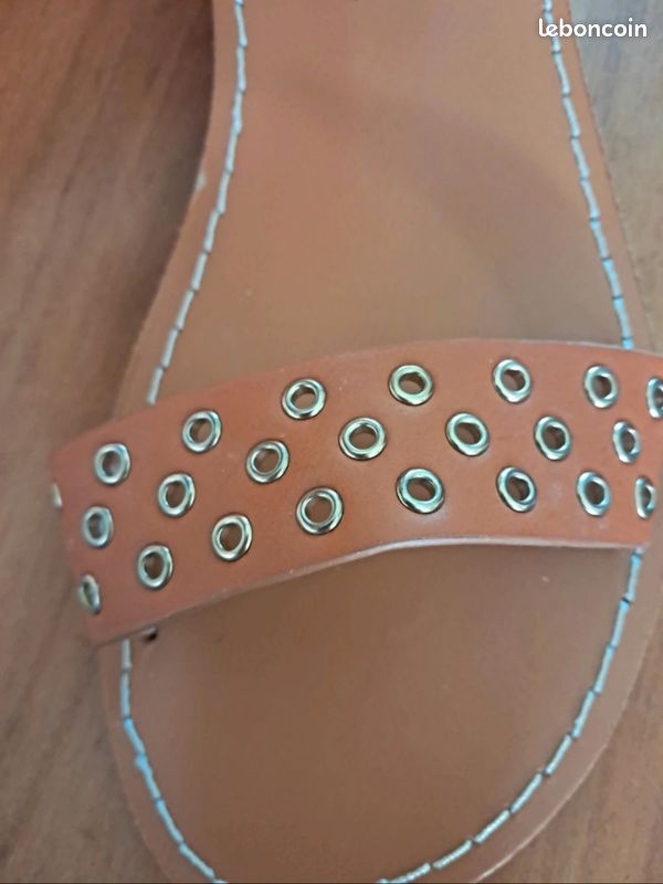 Sandales été beige neuves petit talons T40 (image 5)