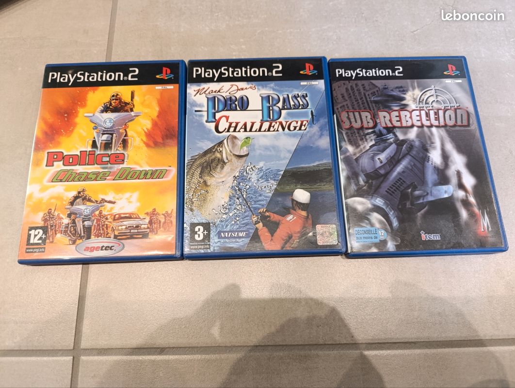 Lot De 3 Jeux PlayStation 2 - Dont Bionicles - État Correct, Jeux Opérationnels