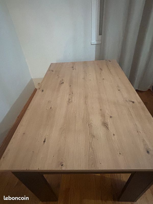 Vente Table à manger bois & noir – état neuf (image 3)