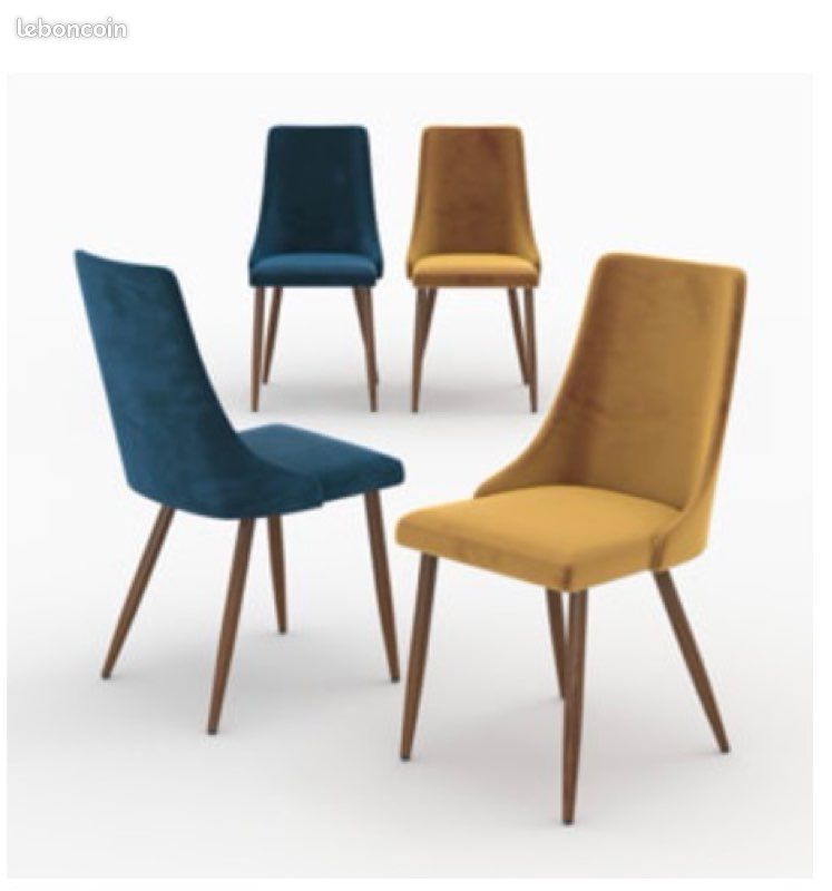 Pack : Table + Chaises design en super état (image 3)