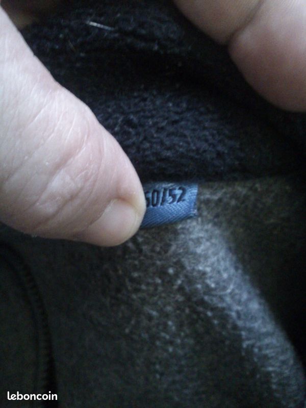 Pull polaire gris taille 50 (image 2)