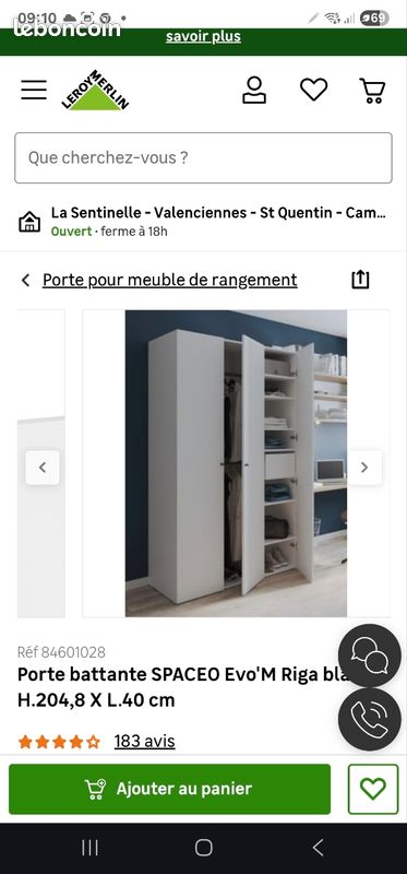 Porte battante dressing (image 1)