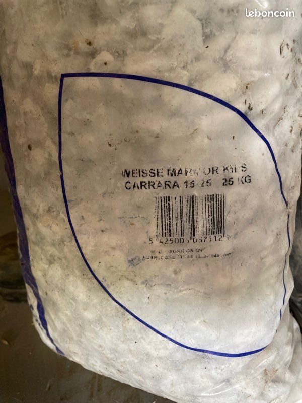 Sac de cailloux pour massif blanc (image 1)