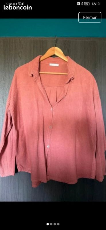 Chemise en gaz de coton (image 1)