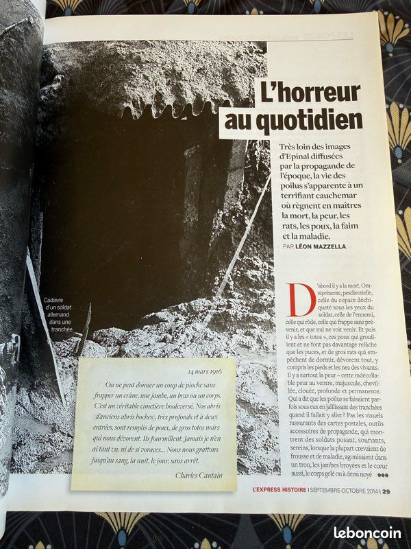 L’express histoire - N°26 - Les Poilus - Septembre-Octobre 2014 (image 4)