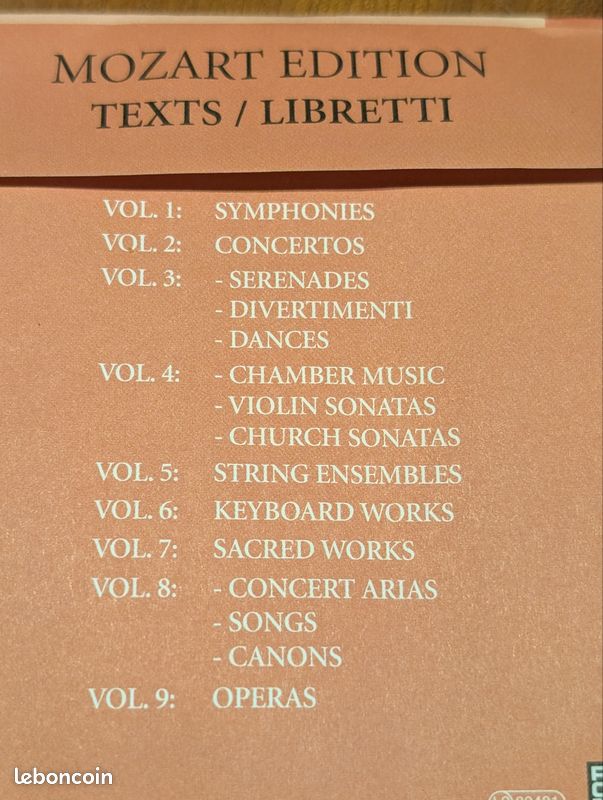 Compile de 155 CD de Wolfgang Amadeus Mozart (image 3)
