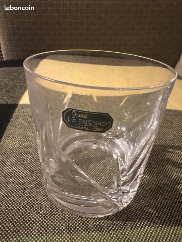 6 verres à whisky en cristal Durand (image 2)
