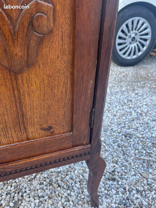 Petit meuble d’appoint - 1 porte à refiler (image 3)