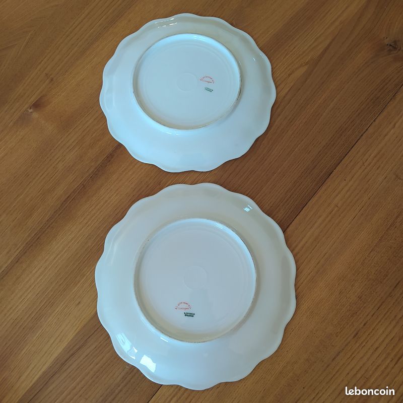 Plat, Lanternier, Limoges, ca 1930