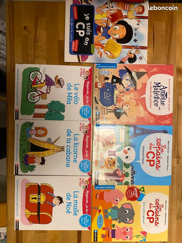 Lot de 7 livres de lecture CP (image 1)