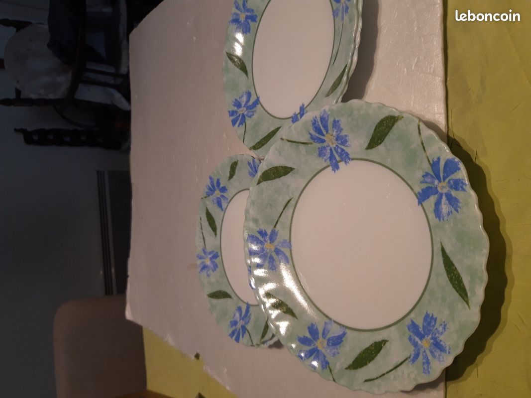 6 assiettes à dessert Arcopal (image 1)