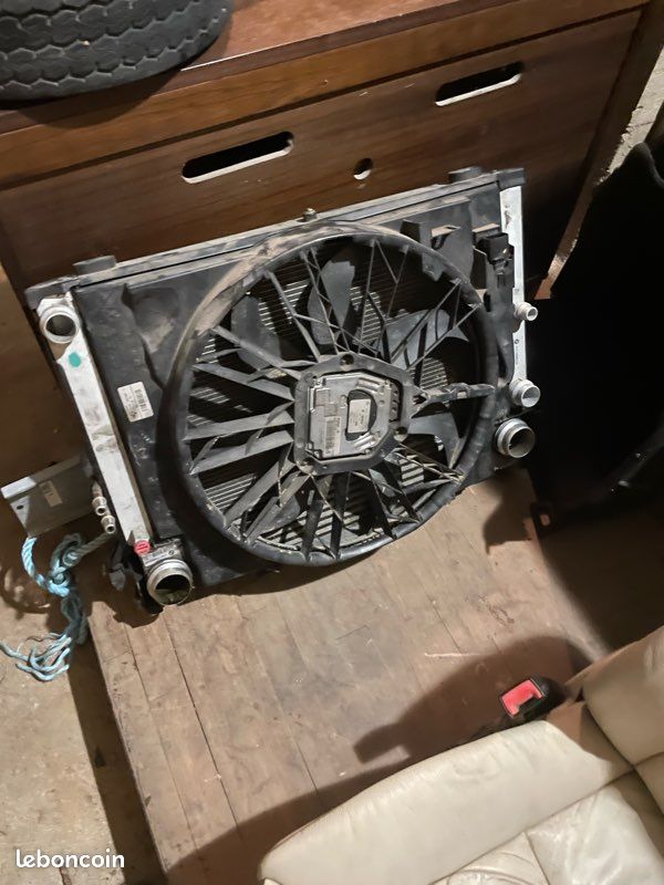 Ventilateur De Radiateur électrique 570W Pour BMW Série 5 E60 E61 E63 E64 - 12V, 9 Pales