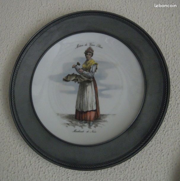 Assiettes décor Métiers du Vieux-Paris (image 1)