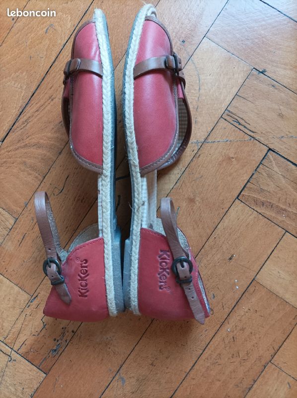 Sandales cuir kickers (image 3)