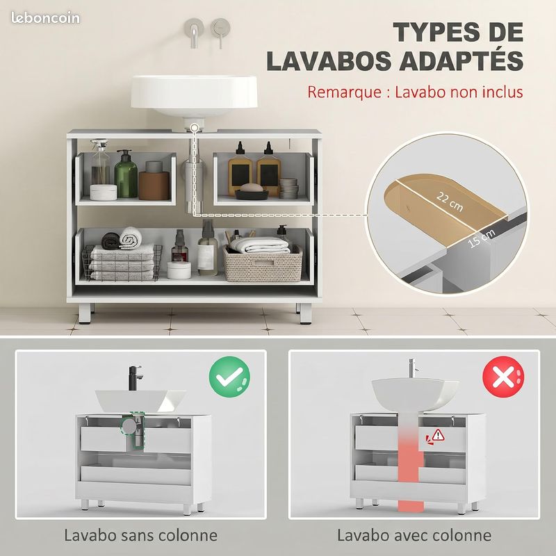 Meuble sous vasque / lavabo (image 4)