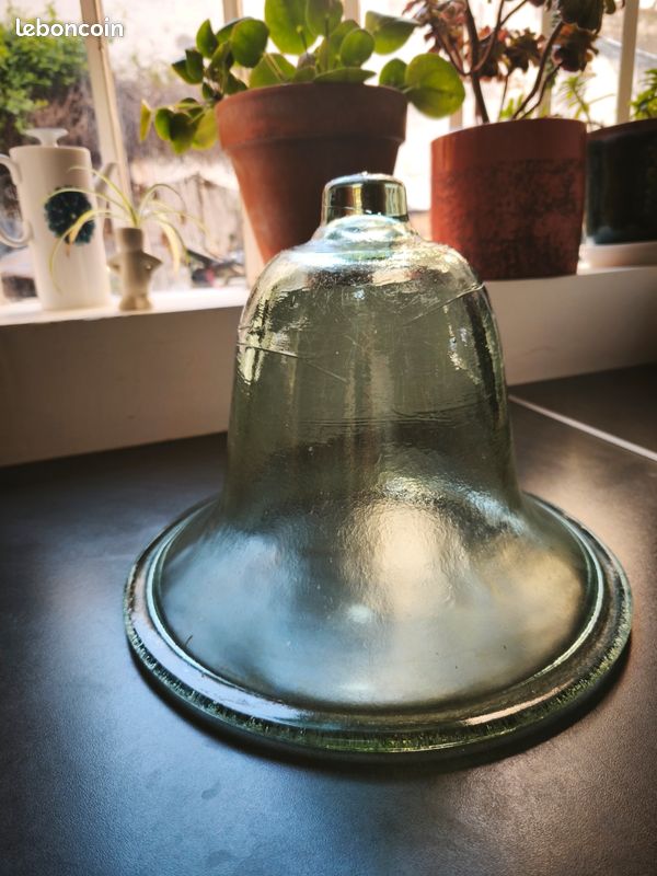Ancienne Cloche En Verre - Bocal De Présentation Vintage