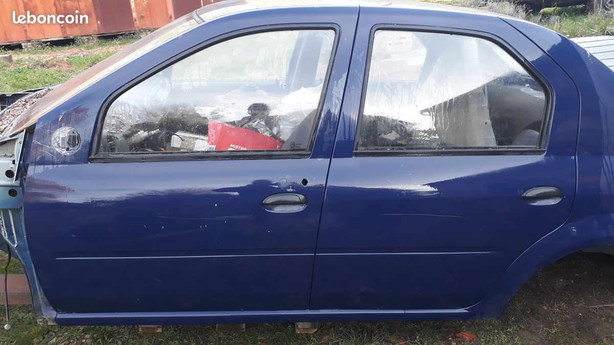 Carrosserie portières coffre pare-brise DACIA Logan berline phase 1 (image 1)
