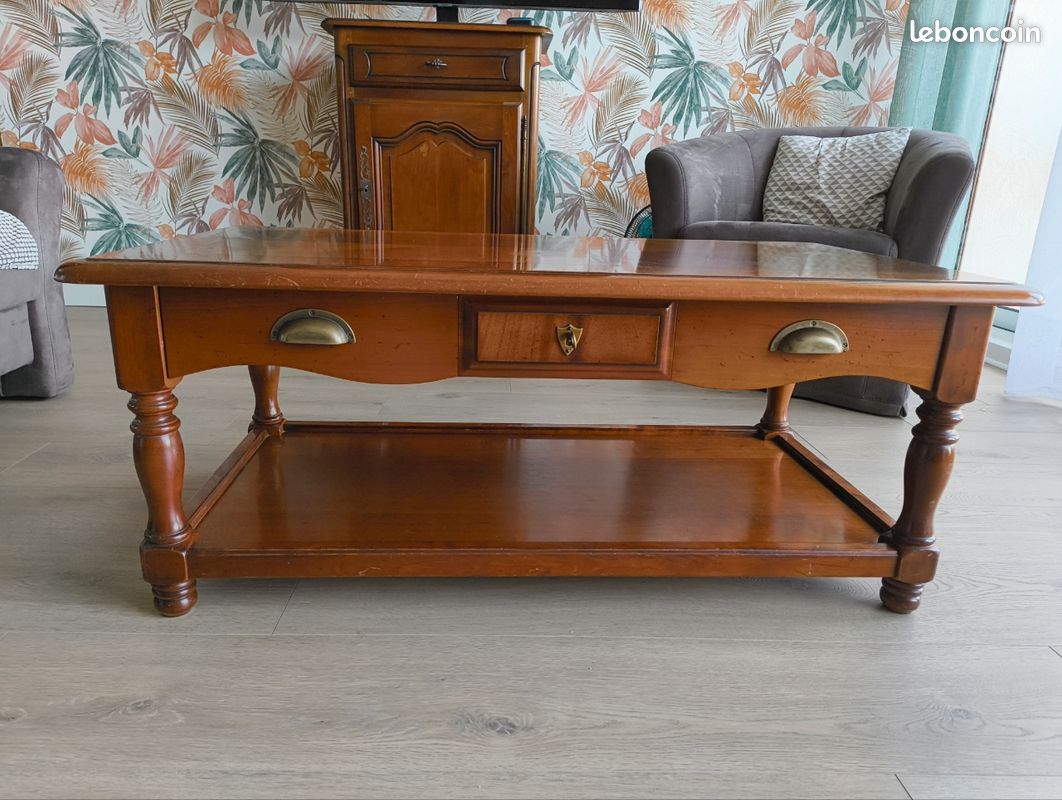 Table salon merisier (image 3)