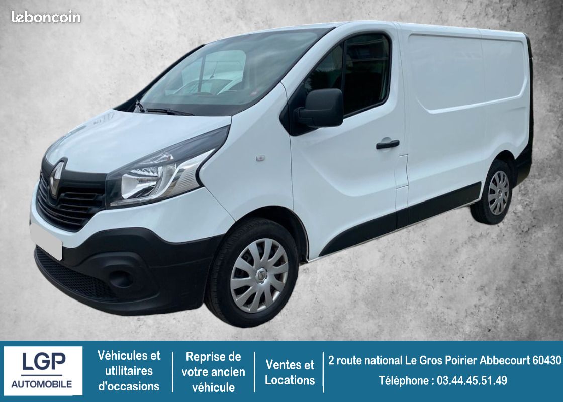 Renault Trafic 1° Main 10.833HT DCI 120cv Energy FG L1H1 Confort Clim/Tél/3P (image 1)