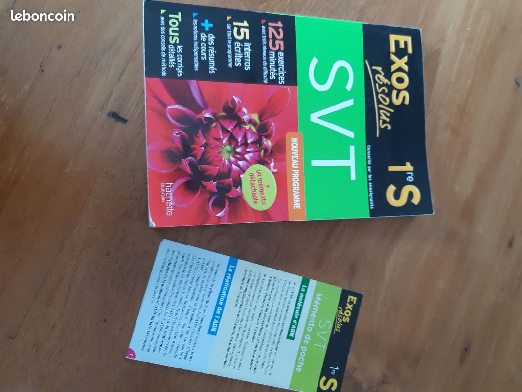 Livre exos résolus SVT 1ère S (image 1)