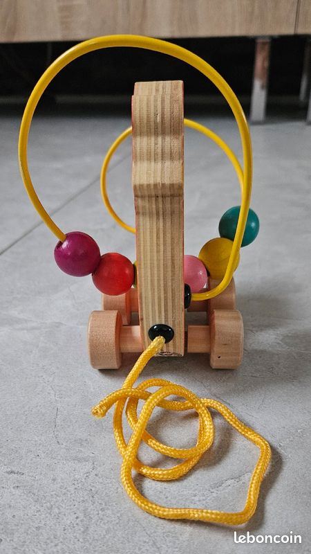 Poule à tirer Janod bois (image 3)